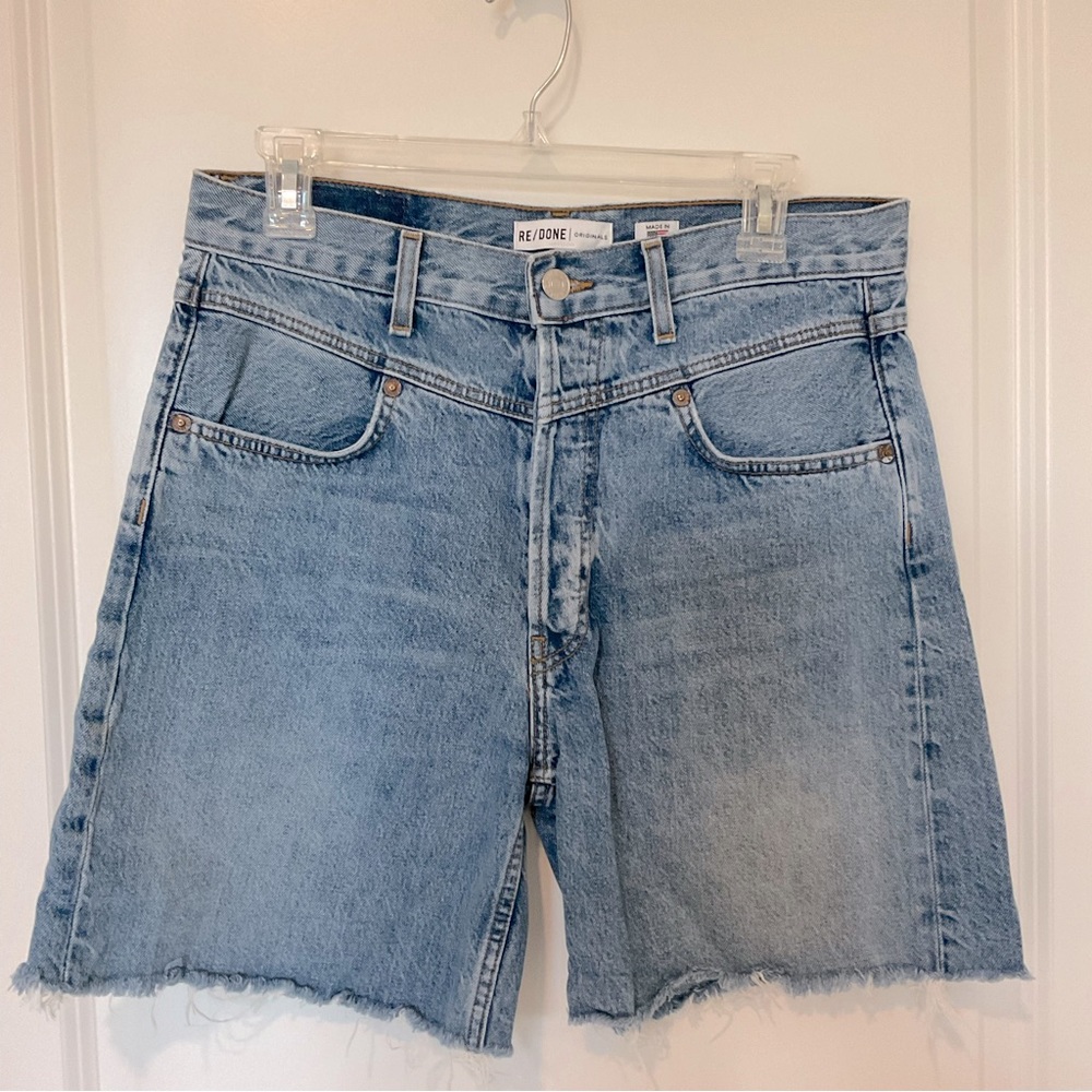 Re/Done denim Double Yoke cutoff Shorts